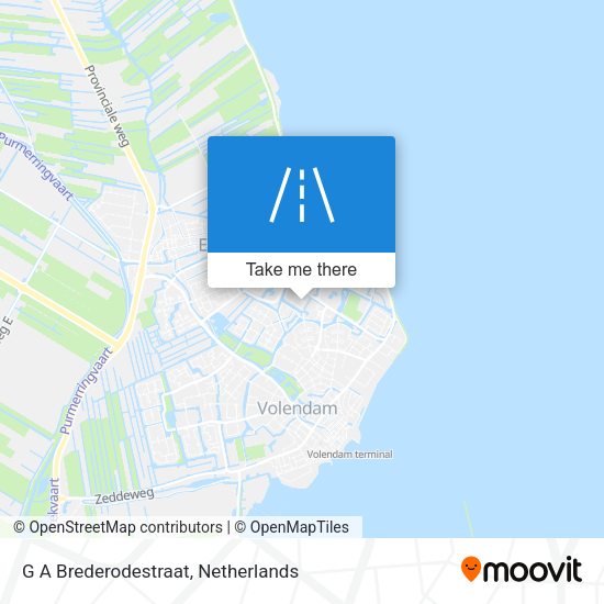 G A Brederodestraat map
