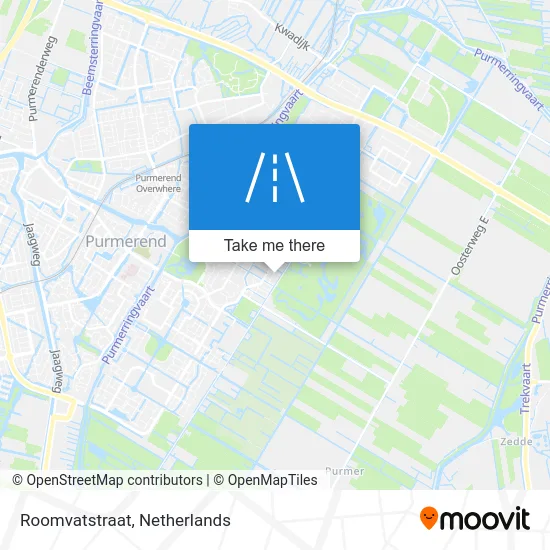 Roomvatstraat map