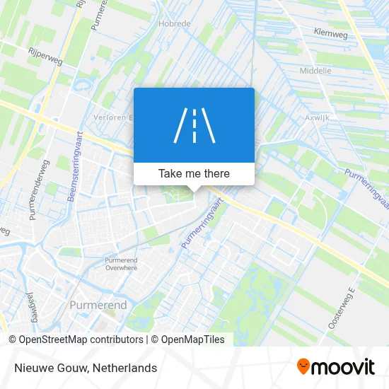Nieuwe Gouw map