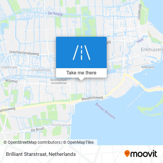 Brilliant Starstraat map