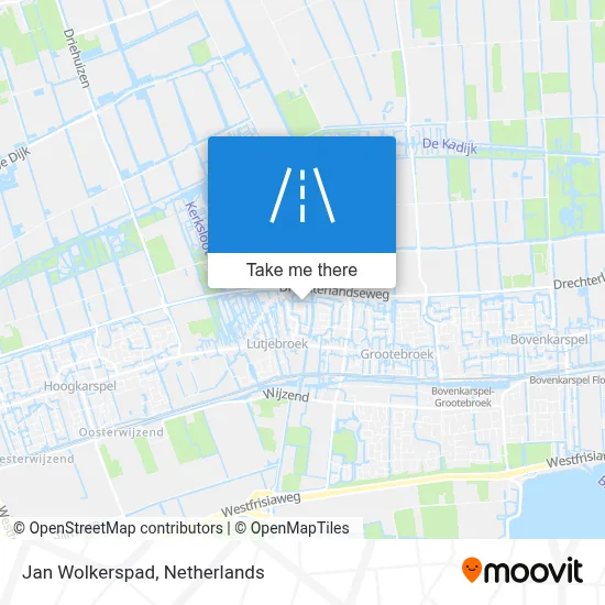 Jan Wolkerspad map