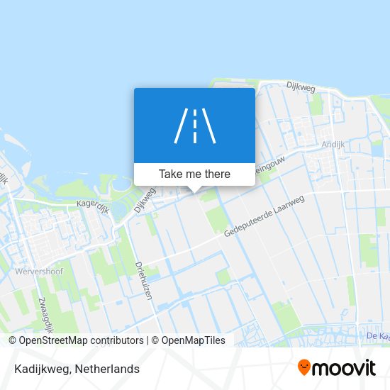 Kadijkweg map