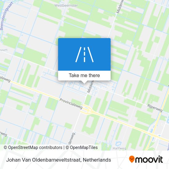 Johan Van Oldenbarneveltstraat map