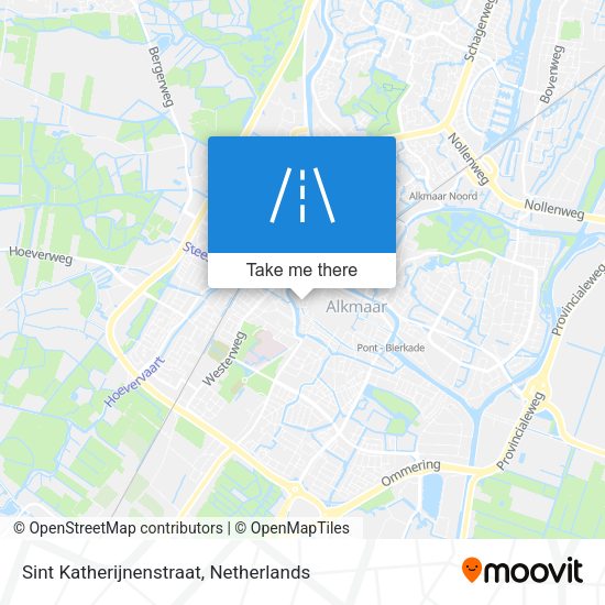 Sint Katherijnenstraat map