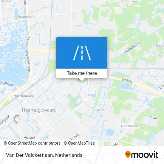 Van Der Valckertlaan map