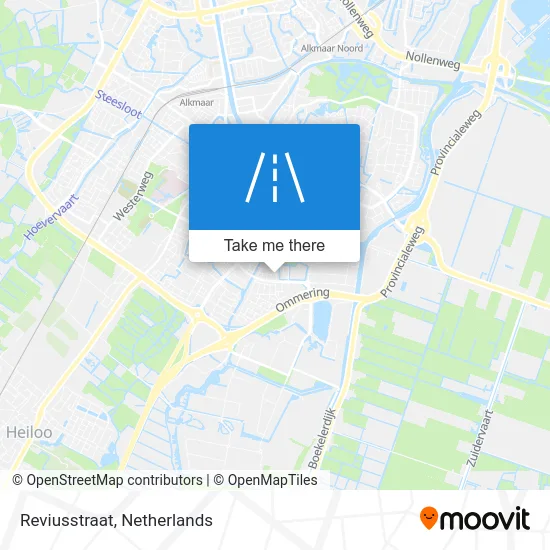 Reviusstraat map