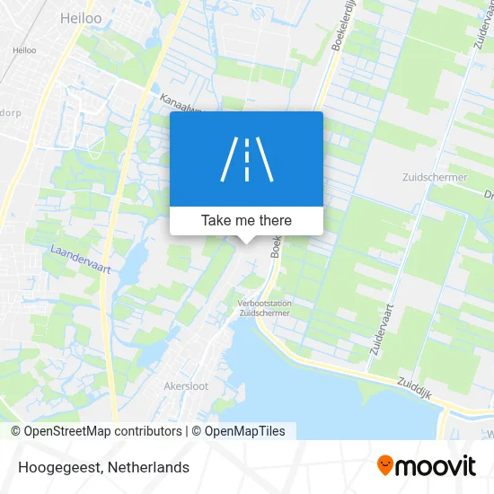 Hoogegeest map