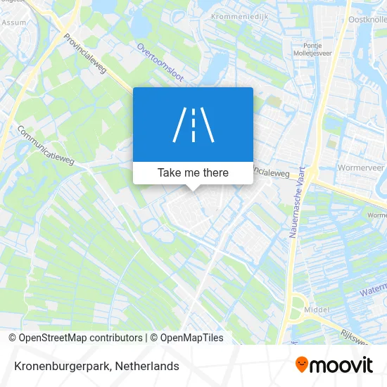 Kronenburgerpark map