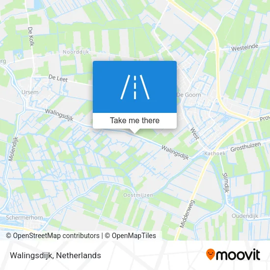 Walingsdijk map