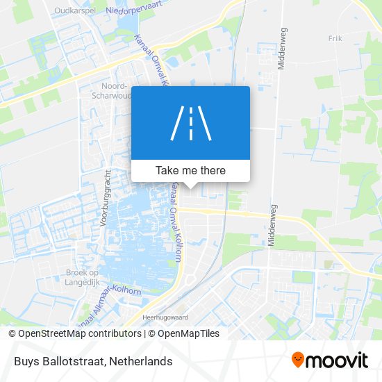 Buys Ballotstraat map