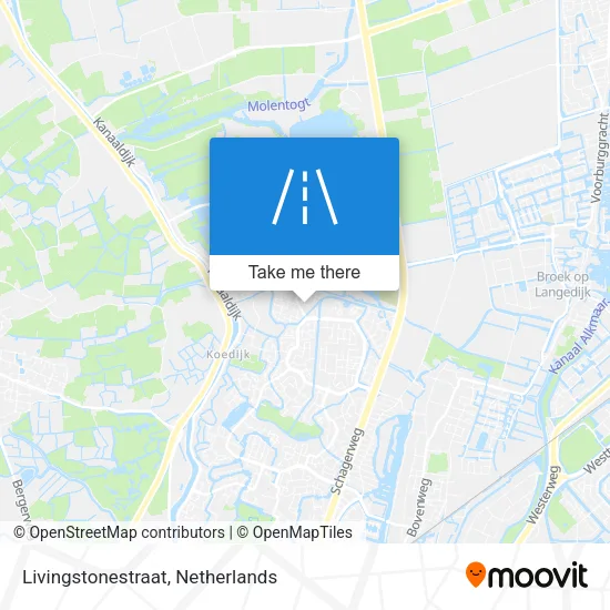 Livingstonestraat map
