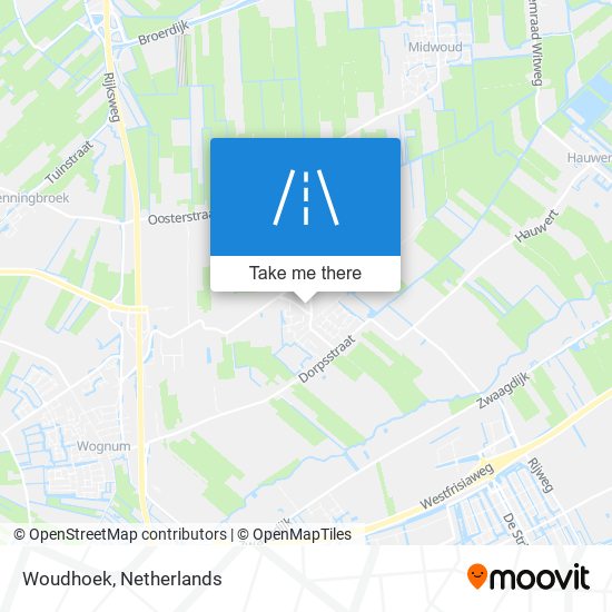 Woudhoek map