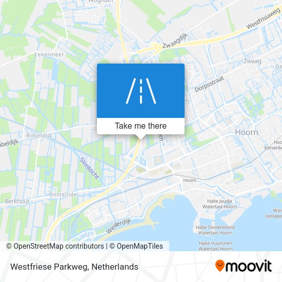 Westfriese Parkweg map