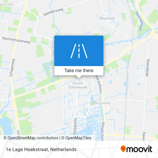 1e Lage Hoekstraat map