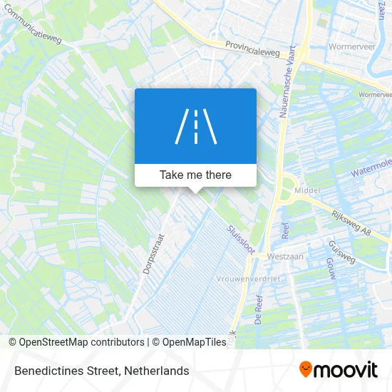 Benedictijnenstraat map