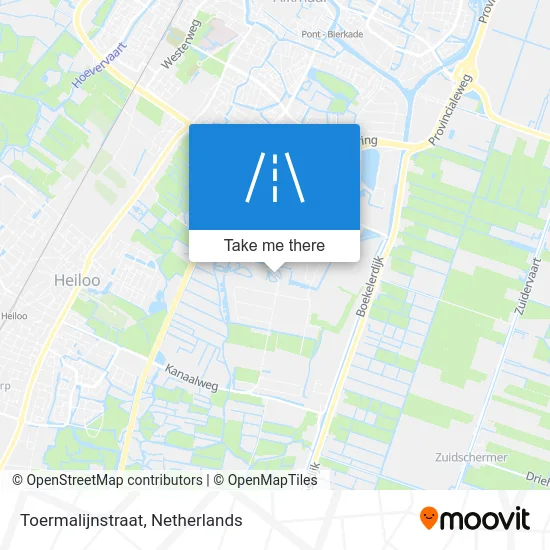 Toermalijnstraat map