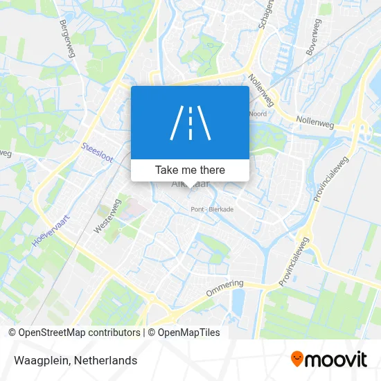 Waagplein map