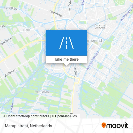 Merapistraat map