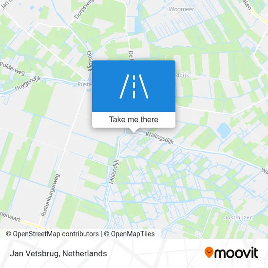 Jan Vetsbrug map