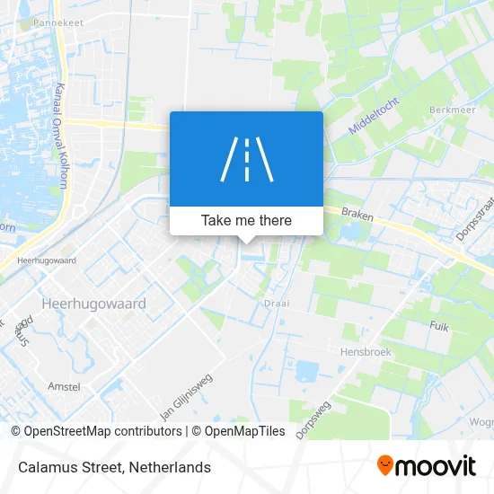 Kalmoesstraat map