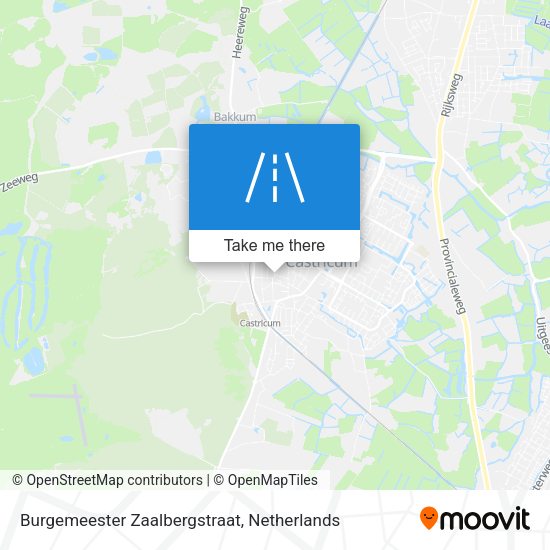 Burgemeester Zaalbergstraat map