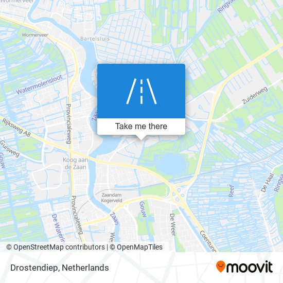 Drostendiep map