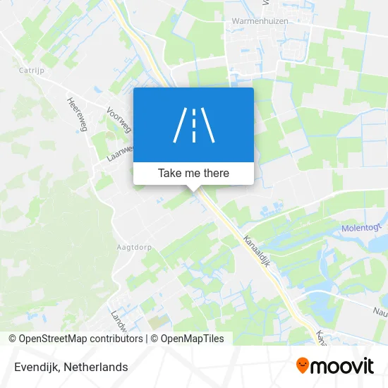Evendijk map