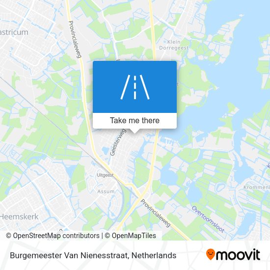 Burgemeester Van Nienesstraat map