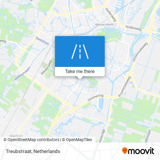 Treubstraat map