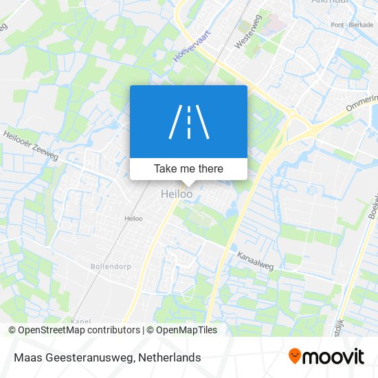 Maas Geesteranusweg map