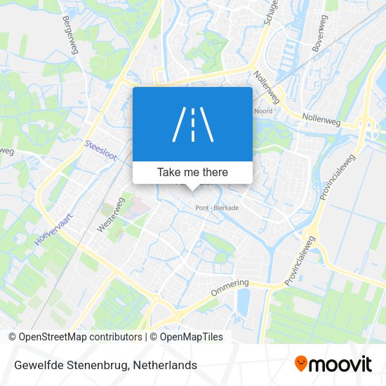 Gewelfde Stenenbrug map