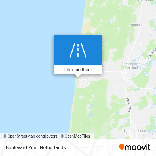 Boulevard Zuid map