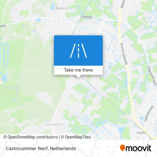 Castricummer Werf map