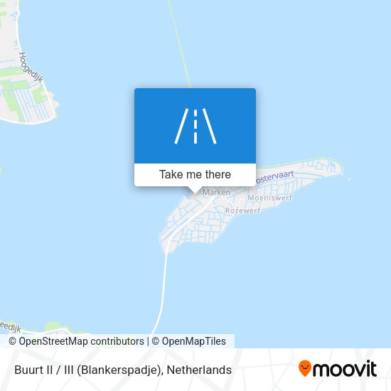 Buurt II / III (Blankerspadje) map