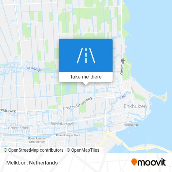 Melkbon map