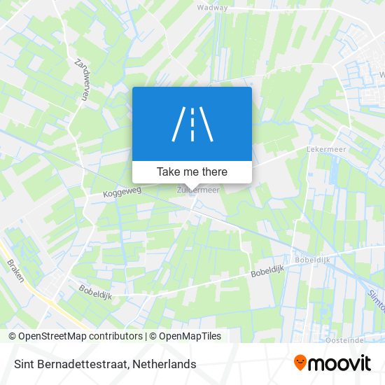 Sint Bernadettestraat map