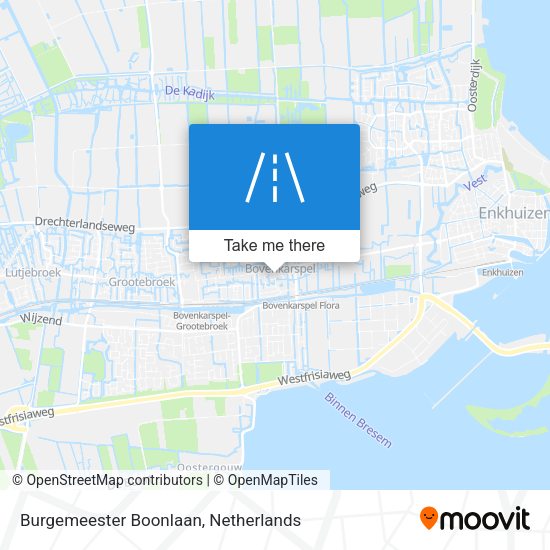 Burgemeester Boonlaan map