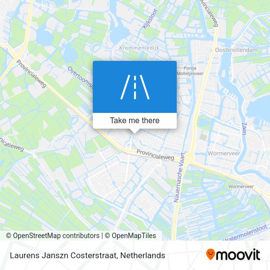 Laurens Janszn Costerstraat map