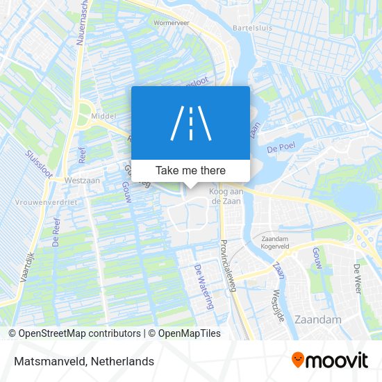 Matsmanveld map