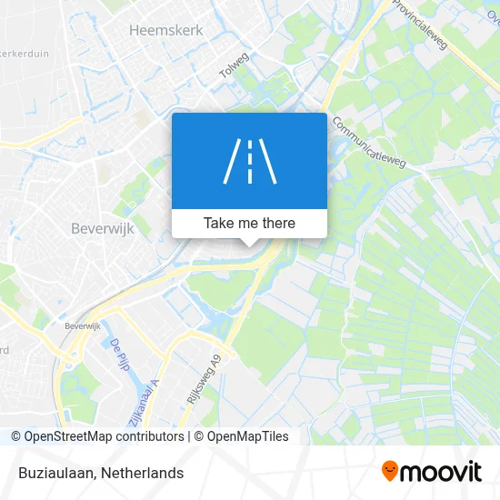 Buziaulaan map