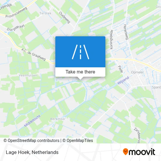 Lage Hoek map
