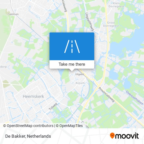 De Bakker map