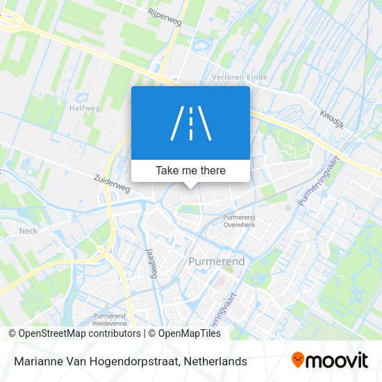 Marianne Van Hogendorpstraat map
