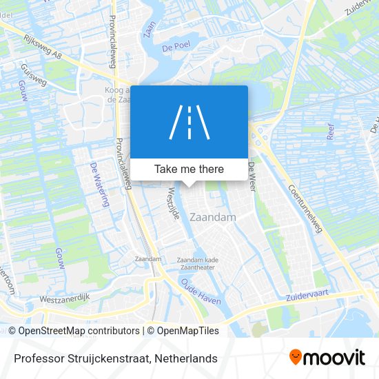 Professor Struijckenstraat map