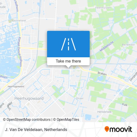 J. Van De Veldelaan map