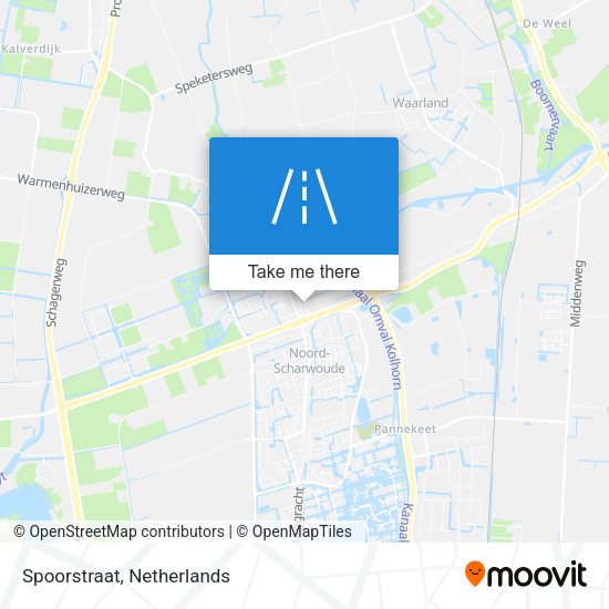 Spoorstraat map