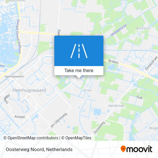 Oosterweg Noord map