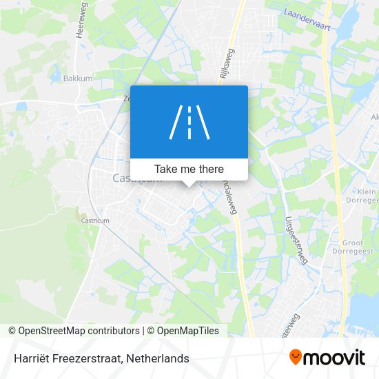 Harriët Freezerstraat map