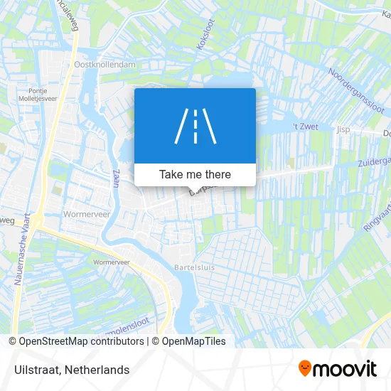 Uilstraat map
