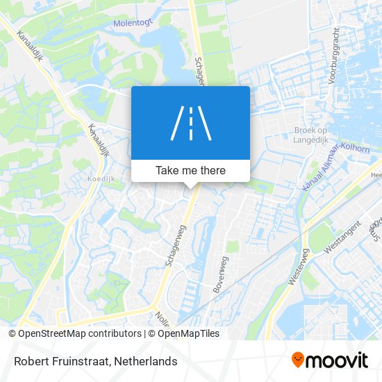 Robert Fruinstraat Karte